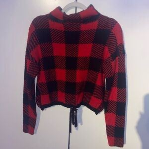 Women’s red and black checkered flannel